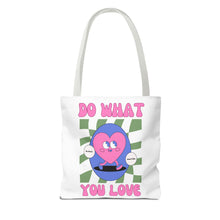 Load image into Gallery viewer, Heart Tote Bag, Inspirational Tote, Canvas Bag, Reusable Shopper, Grocery Bag