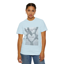 Cargar imagen en el visor de la galería, That’s A Lotta Love T-Shirt — CQ Family Heart Hands Graphic Tee, Unisex Vibe Tee, Fashion Statement Shirt, Gift, Affirmation Apparel, Everyday Wear