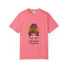 Cargar imagen en el visor de la galería, Empowered Statement Tee - Black Blessed & Beautiful, Unisex T-Shirt, Casual Wear, Gift for Friends, Summer Outfit, Positive Vibes