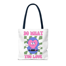 Load image into Gallery viewer, Heart Tote Bag, Inspirational Tote, Canvas Bag, Reusable Shopper, Grocery Bag