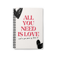 Cargar imagen en el visor de la galería, Motivational Spiral Notebook, Inspirational Journal, Writing Notebook, Gift for Writers, Ruled Line Paper