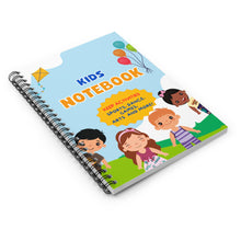 Cargar imagen en el visor de la galería, Kids Writing Notebook - Ruled Line Paper, Journal, Gift for Writers, Spiral Notebook for School, Cute Notebook for Kids