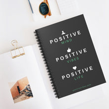 Cargar imagen en el visor de la galería, Motivational Spiral Notebook, Inspirational Journal, Writing Notebook, Gift for Writers, Ruled Line Paper