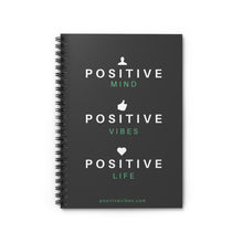 Cargar imagen en el visor de la galería, Motivational Spiral Notebook, Inspirational Journal, Writing Notebook, Gift for Writers, Ruled Line Paper