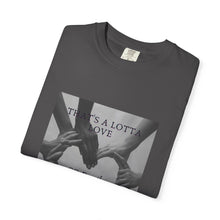 Cargar imagen en el visor de la galería, That’s A Lotta Love T-Shirt — CQ Family Heart Hands Graphic Tee, Unisex Vibe Tee, Fashion Statement Shirt, Gift, Affirmation Apparel, Everyday Wear
