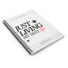 Cargar imagen en el visor de la galería, Motivational Spiral Notebook, Inspirational Journal, Writing Notebook, Gift for Writers, Ruled Line Paper