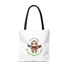 Load image into Gallery viewer, Funny Tote Bag: I'm not lazy, Sarcastic, Snarky, Humorous Reusable Grocery Bag