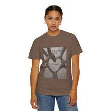 Cargar imagen en el visor de la galería, That’s A Lotta Love T-Shirt — CQ Family Heart Hands Graphic Tee, Unisex Vibe Tee, Fashion Statement Shirt, Gift, Affirmation Apparel, Everyday Wear