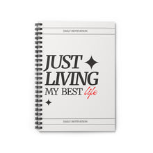 Cargar imagen en el visor de la galería, Motivational Spiral Notebook, Inspirational Journal, Writing Notebook, Gift for Writers, Ruled Line Paper