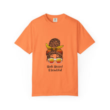 Cargar imagen en el visor de la galería, Empowered Statement Tee - Black Blessed &amp; Beautiful, Unisex T-Shirt, Casual Wear, Gift for Friends, Summer Outfit, Positive Vibes
