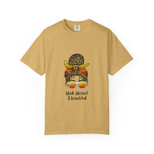 Cargar imagen en el visor de la galería, Empowered Statement Tee - Black Blessed &amp; Beautiful, Unisex T-Shirt, Casual Wear, Gift for Friends, Summer Outfit, Positive Vibes
