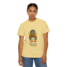 Cargar imagen en el visor de la galería, Empowered Statement Tee - Black Blessed &amp; Beautiful, Unisex T-Shirt, Casual Wear, Gift for Friends, Summer Outfit, Positive Vibes
