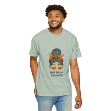 Cargar imagen en el visor de la galería, Empowered Statement Tee - Black Blessed &amp; Beautiful, Unisex T-Shirt, Casual Wear, Gift for Friends, Summer Outfit, Positive Vibes
