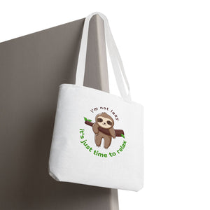 Funny Tote Bag: I'm not lazy, Sarcastic, Snarky, Humorous Reusable Grocery Bag