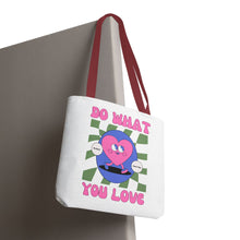 Cargar imagen en el visor de la galería, Heart Tote Bag, Inspirational Tote, Canvas Bag, Reusable Shopper, Grocery Bag
