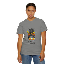 Cargar imagen en el visor de la galería, Empowered Statement Tee - Black Blessed &amp; Beautiful, Unisex T-Shirt, Casual Wear, Gift for Friends, Summer Outfit, Positive Vibes
