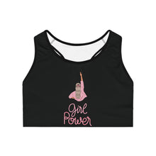 Load image into Gallery viewer, Empowerment Sports Bra - Girl Power Design
