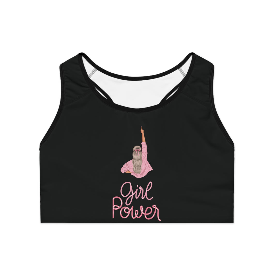 Empowerment Sports Bra - Girl Power Design