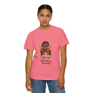 Empowered Statement Tee - Black Blessed & Beautiful, Unisex T-Shirt, Casual Wear, Gift for Friends, Summer Outfit, Positive Vibes