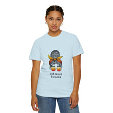 Cargar imagen en el visor de la galería, Empowered Statement Tee - Black Blessed &amp; Beautiful, Unisex T-Shirt, Casual Wear, Gift for Friends, Summer Outfit, Positive Vibes
