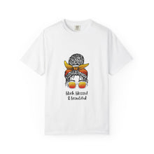Cargar imagen en el visor de la galería, Empowered Statement Tee - Black Blessed &amp; Beautiful, Unisex T-Shirt, Casual Wear, Gift for Friends, Summer Outfit, Positive Vibes
