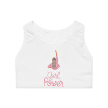 Load image into Gallery viewer, Empowerment Sports Bra - Girl Power Design
