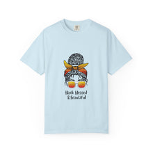 Cargar imagen en el visor de la galería, Empowered Statement Tee - Black Blessed &amp; Beautiful, Unisex T-Shirt, Casual Wear, Gift for Friends, Summer Outfit, Positive Vibes
