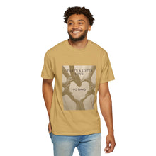 Cargar imagen en el visor de la galería, That’s A Lotta Love T-Shirt — CQ Family Heart Hands Graphic Tee, Unisex Vibe Tee, Fashion Statement Shirt, Gift, Affirmation Apparel, Everyday Wear
