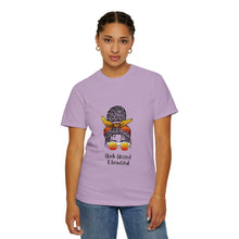 Cargar imagen en el visor de la galería, Empowered Statement Tee - Black Blessed &amp; Beautiful, Unisex T-Shirt, Casual Wear, Gift for Friends, Summer Outfit, Positive Vibes
