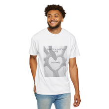 Cargar imagen en el visor de la galería, That’s A Lotta Love T-Shirt — CQ Family Heart Hands Graphic Tee, Unisex Vibe Tee, Fashion Statement Shirt, Gift, Affirmation Apparel, Everyday Wear
