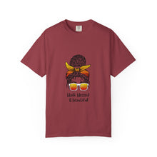 Cargar imagen en el visor de la galería, Empowered Statement Tee - Black Blessed &amp; Beautiful, Unisex T-Shirt, Casual Wear, Gift for Friends, Summer Outfit, Positive Vibes
