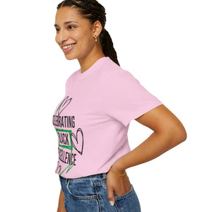 Empowered Statement Tee - Black Excellence, Unisex T-Shirt, Casual Wear, Gift for Friends, Summer Outfit, Positive Vibes