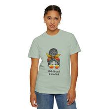 Cargar imagen en el visor de la galería, Empowered Statement Tee - Black Blessed &amp; Beautiful, Unisex T-Shirt, Casual Wear, Gift for Friends, Summer Outfit, Positive Vibes
