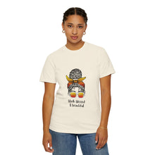 Cargar imagen en el visor de la galería, Empowered Statement Tee - Black Blessed &amp; Beautiful, Unisex T-Shirt, Casual Wear, Gift for Friends, Summer Outfit, Positive Vibes
