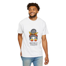 Cargar imagen en el visor de la galería, Empowered Statement Tee - Black Blessed &amp; Beautiful, Unisex T-Shirt, Casual Wear, Gift for Friends, Summer Outfit, Positive Vibes
