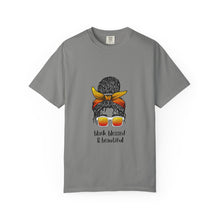 Cargar imagen en el visor de la galería, Empowered Statement Tee - Black Blessed &amp; Beautiful, Unisex T-Shirt, Casual Wear, Gift for Friends, Summer Outfit, Positive Vibes
