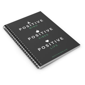 Motivational Spiral Notebook, Inspirational Journal, Writing Notebook, Gift for Writers, Ruled Line Paper