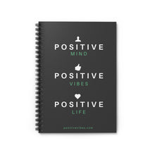 Load image into Gallery viewer, Motivational Spiral Notebook, Inspirational Journal, Writing Notebook, Gift for Writers, Ruled Line Paper
