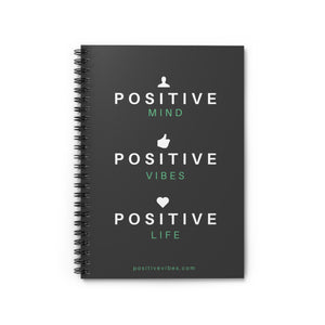 Motivational Spiral Notebook, Inspirational Journal, Writing Notebook, Gift for Writers, Ruled Line Paper
