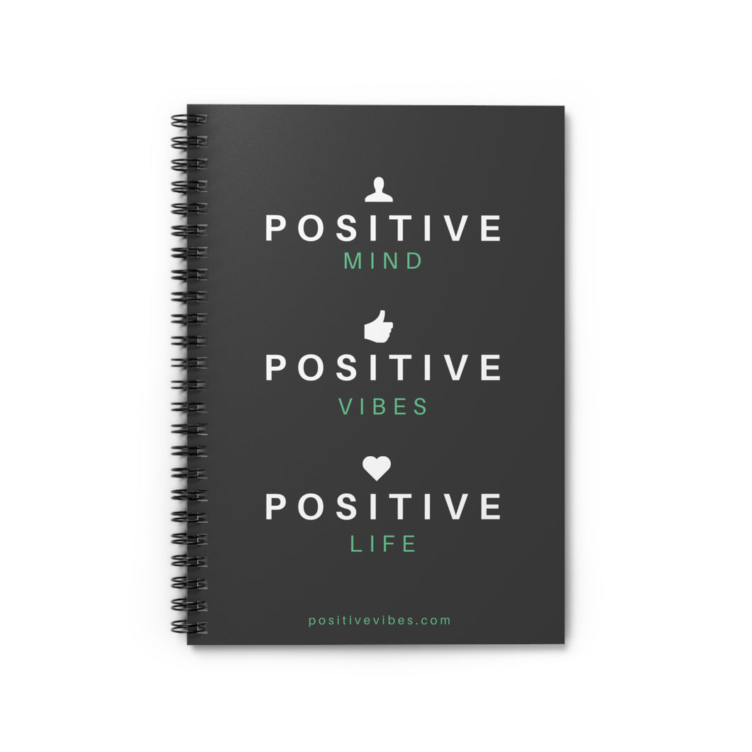 Motivational Spiral Notebook, Inspirational Journal, Writing Notebook, Gift for Writers, Ruled Line Paper
