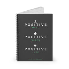 Load image into Gallery viewer, Motivational Spiral Notebook, Inspirational Journal, Writing Notebook, Gift for Writers, Ruled Line Paper
