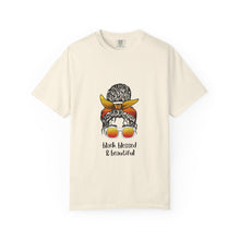 Cargar imagen en el visor de la galería, Empowered Statement Tee - Black Blessed &amp; Beautiful, Unisex T-Shirt, Casual Wear, Gift for Friends, Summer Outfit, Positive Vibes
