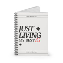 Load image into Gallery viewer, Motivational Spiral Notebook, Inspirational Journal, Writing Notebook, Gift for Writers, Ruled Line Paper
