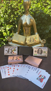 All Gold Money Waterproof Cards