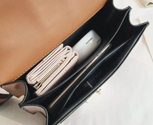 Load image into Gallery viewer, Black Gold Link Purse
